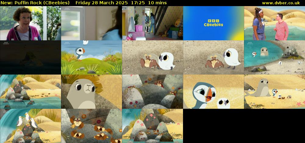 Puffin Rock (CBeebies) Friday 28 March 2025 17:25 - 17:35