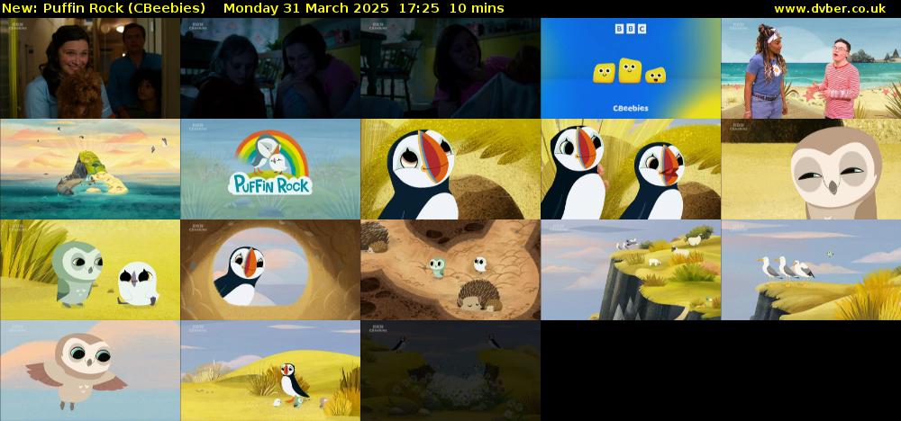 Puffin Rock (CBeebies) Monday 31 March 2025 17:25 - 17:35
