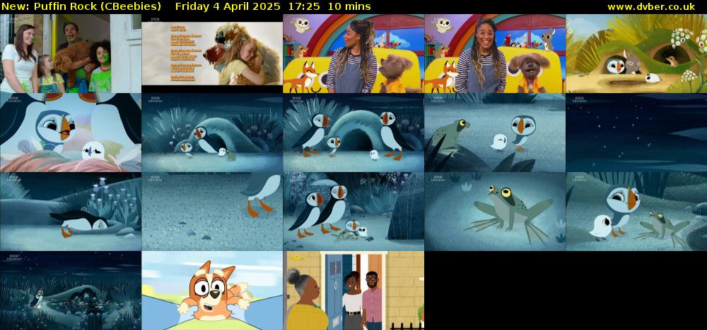 Puffin Rock (CBeebies) Friday 4 April 2025 17:25 - 17:35