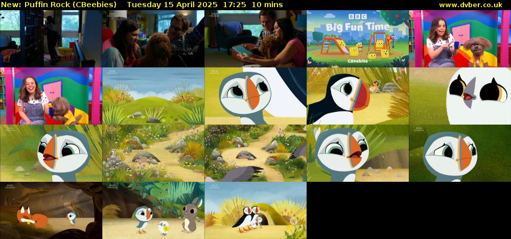 Puffin Rock (CBeebies) Tuesday 15 April 2025 17:25 - 17:35