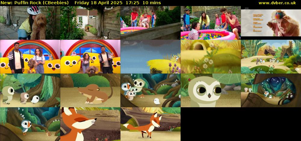 Puffin Rock (CBeebies) Friday 18 April 2025 17:25 - 17:35