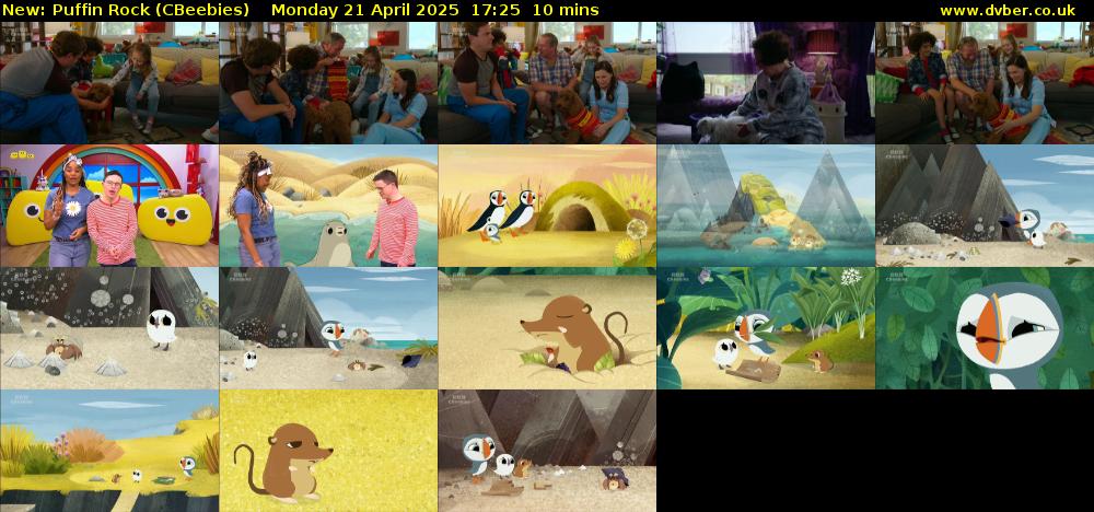 Puffin Rock (CBeebies) Monday 21 April 2025 17:25 - 17:35