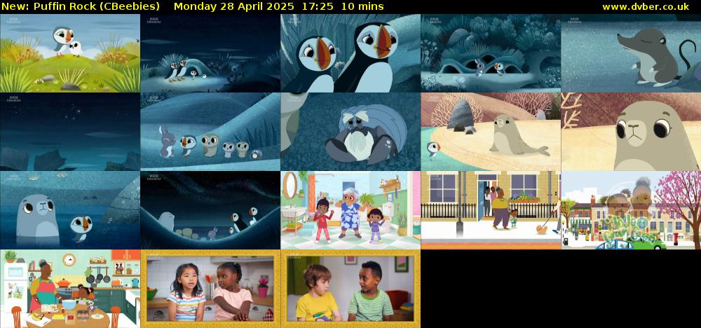 Puffin Rock (CBeebies) Monday 28 April 2025 17:25 - 17:35