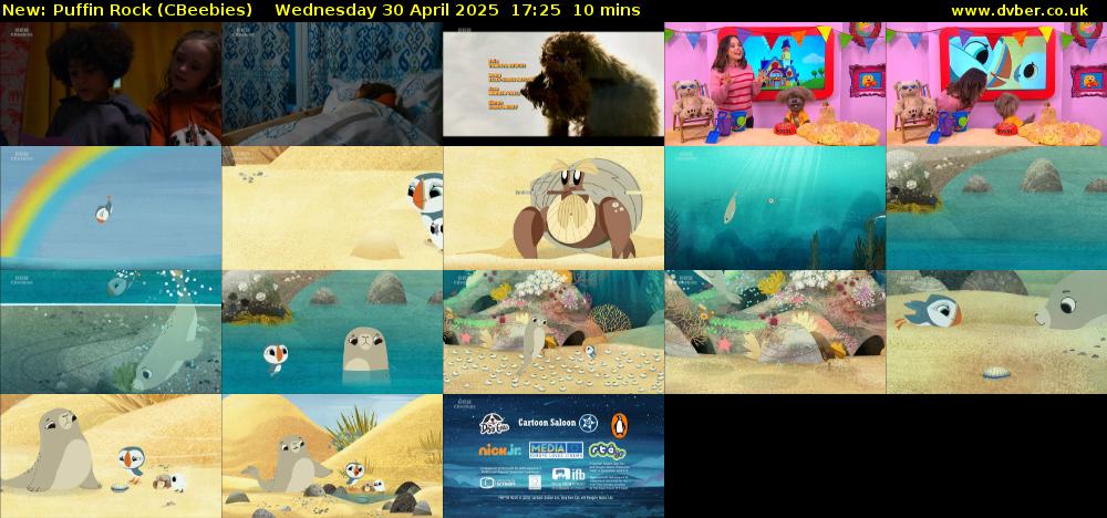Puffin Rock (CBeebies) Wednesday 30 April 2025 17:25 - 17:35