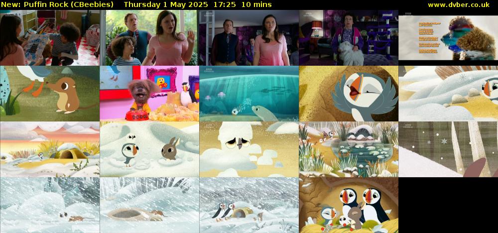 Puffin Rock (CBeebies) Thursday 1 May 2025 17:25 - 17:35