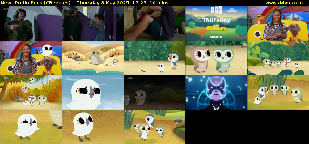Puffin Rock (CBeebies) Thursday 8 May 2025 17:25 - 17:35