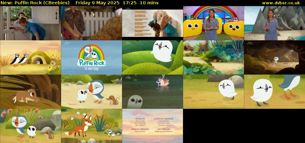 Puffin Rock (CBeebies) Friday 9 May 2025 17:25 - 17:35