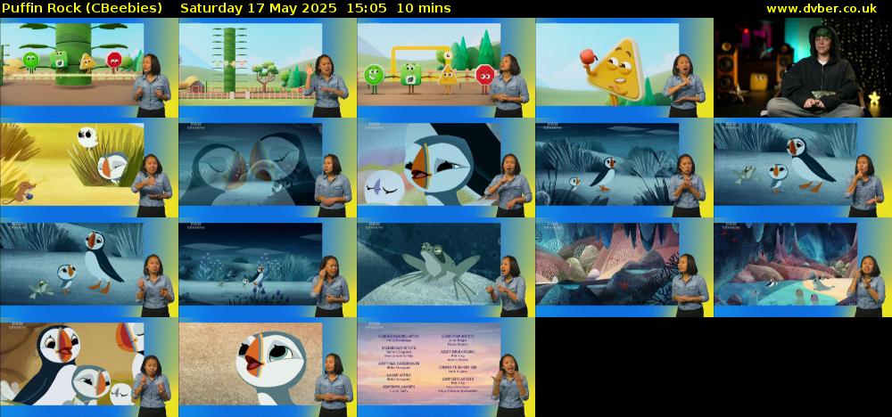 Puffin Rock (CBeebies) Saturday 17 May 2025 15:05 - 15:15