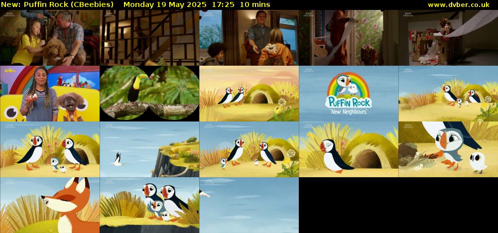 Puffin Rock (CBeebies) Monday 19 May 2025 17:25 - 17:35
