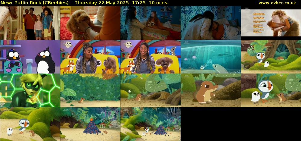 Puffin Rock (CBeebies) Thursday 22 May 2025 17:25 - 17:35