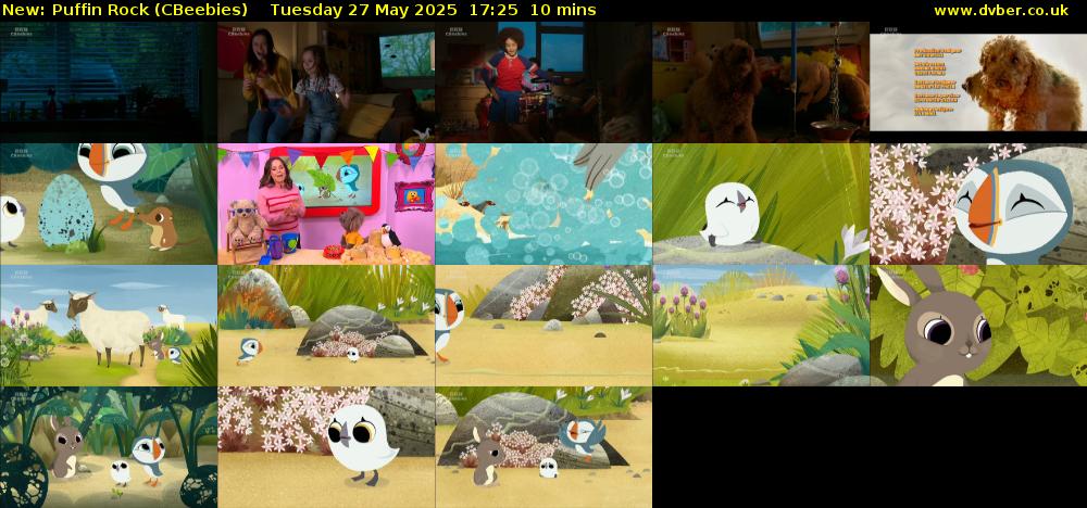 Puffin Rock (CBeebies) Tuesday 27 May 2025 17:25 - 17:35