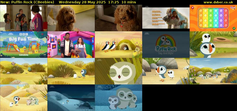 Puffin Rock (CBeebies) Wednesday 28 May 2025 17:25 - 17:35
