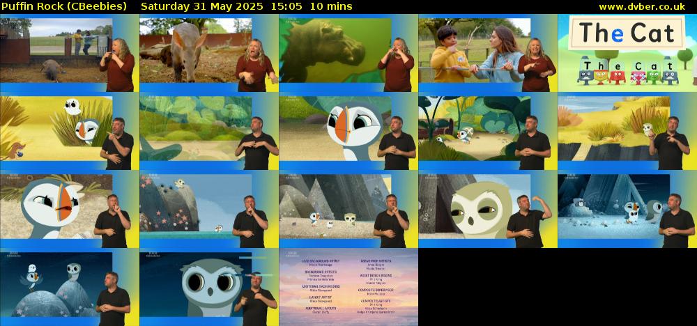 Puffin Rock (CBeebies) Saturday 31 May 2025 15:05 - 15:15