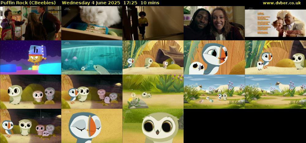 Puffin Rock (CBeebies) Wednesday 4 June 2025 17:25 - 17:35
