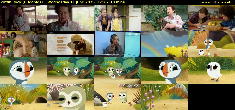 Puffin Rock (CBeebies) Wednesday 11 June 2025 17:25 - 17:35