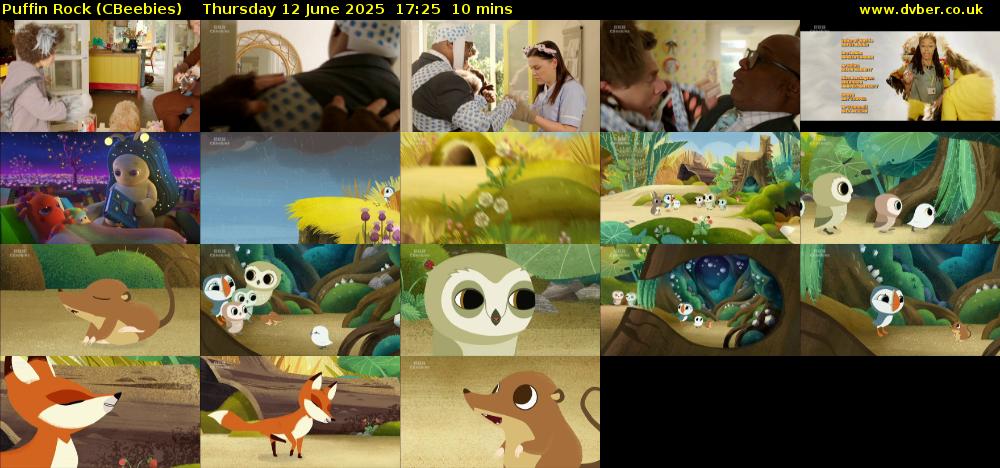 Puffin Rock (CBeebies) Thursday 12 June 2025 17:25 - 17:35