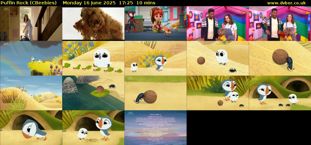 Puffin Rock (CBeebies) Monday 16 June 2025 17:25 - 17:35