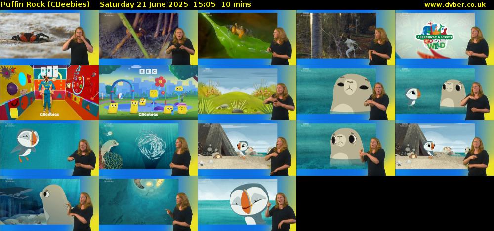 Puffin Rock (CBeebies) Saturday 21 June 2025 15:05 - 15:15
