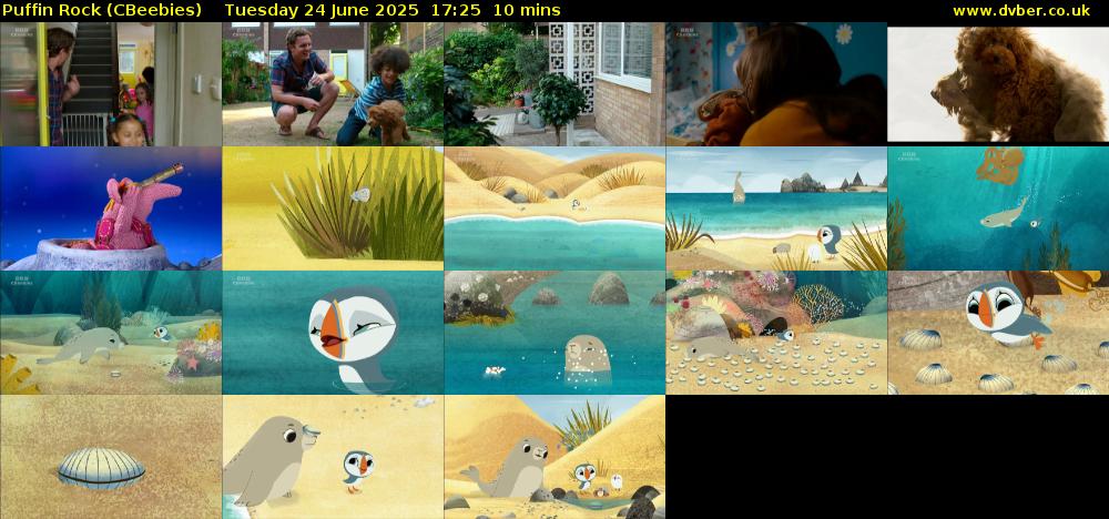 Puffin Rock (CBeebies) Tuesday 24 June 2025 17:25 - 17:35