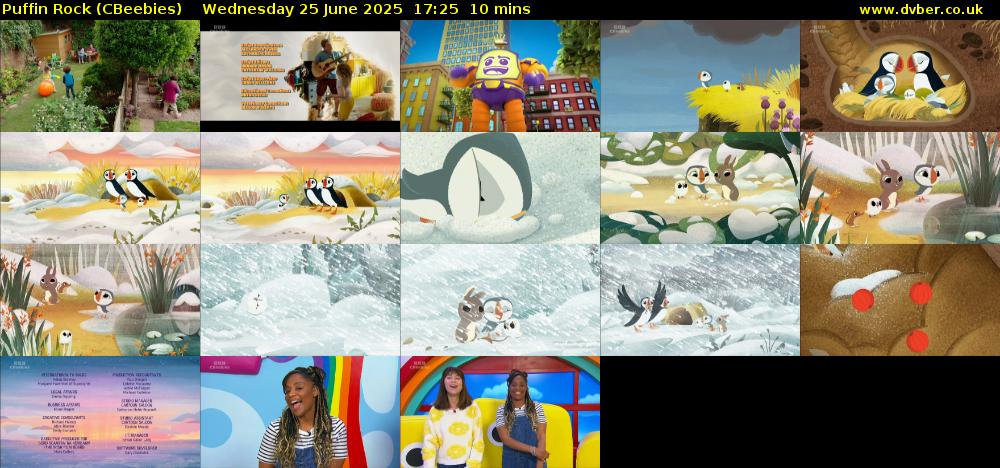 Puffin Rock (CBeebies) Wednesday 25 June 2025 17:25 - 17:35