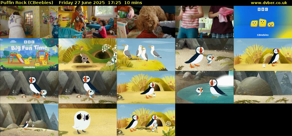 Puffin Rock (CBeebies) Friday 27 June 2025 17:25 - 17:35