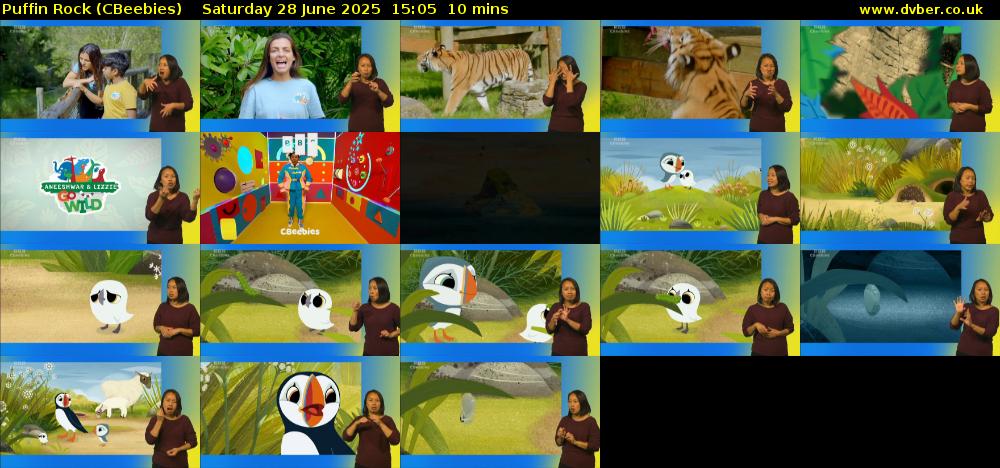 Puffin Rock (CBeebies) Saturday 28 June 2025 15:05 - 15:15