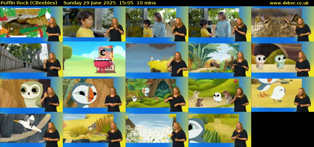 Puffin Rock (CBeebies) Sunday 29 June 2025 15:05 - 15:15