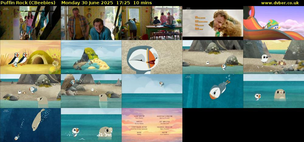 Puffin Rock (CBeebies) Monday 30 June 2025 17:25 - 17:35