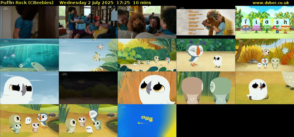Puffin Rock (CBeebies) Wednesday 2 July 2025 17:25 - 17:35