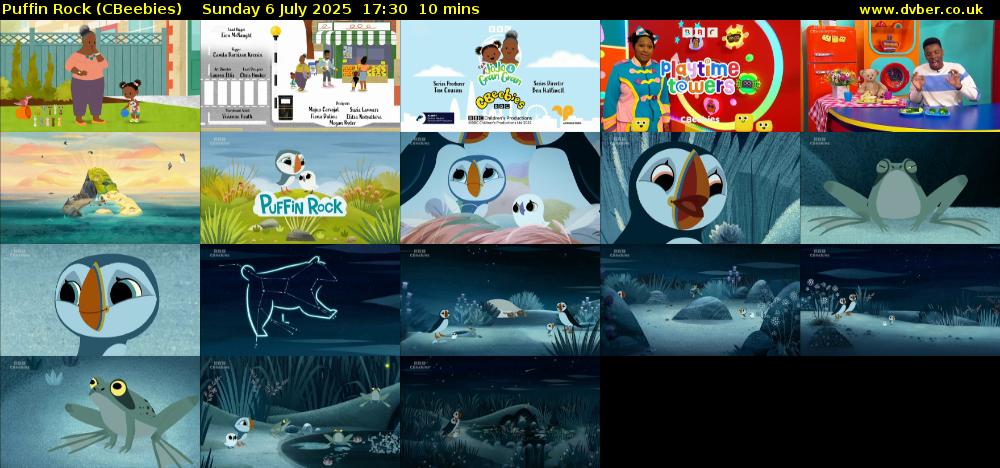 Puffin Rock (CBeebies) Sunday 6 July 2025 17:30 - 17:40