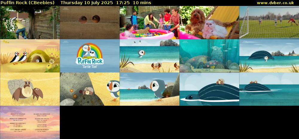 Puffin Rock (CBeebies) Thursday 10 July 2025 17:25 - 17:35