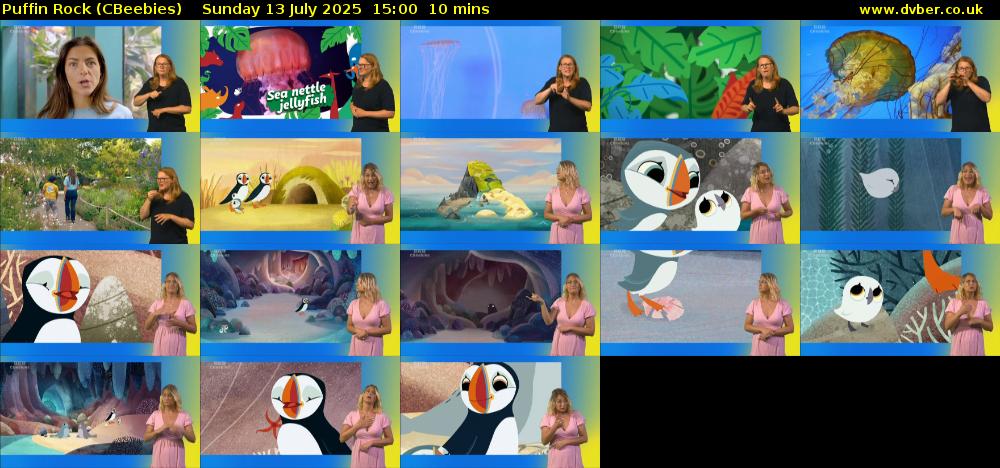 Puffin Rock (CBeebies) Sunday 13 July 2025 15:00 - 15:10