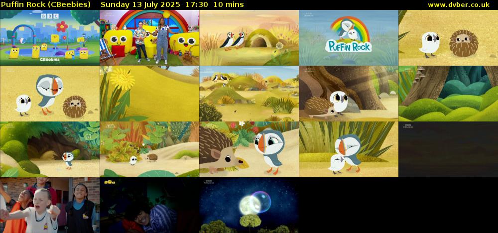 Puffin Rock (CBeebies) Sunday 13 July 2025 17:30 - 17:40