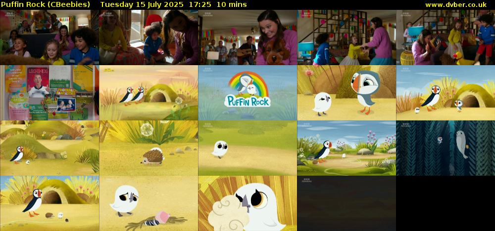 Puffin Rock (CBeebies) Tuesday 15 July 2025 17:25 - 17:35