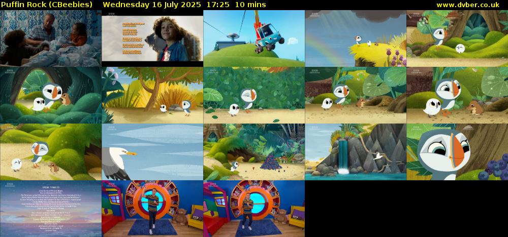 Puffin Rock (CBeebies) Wednesday 16 July 2025 17:25 - 17:35