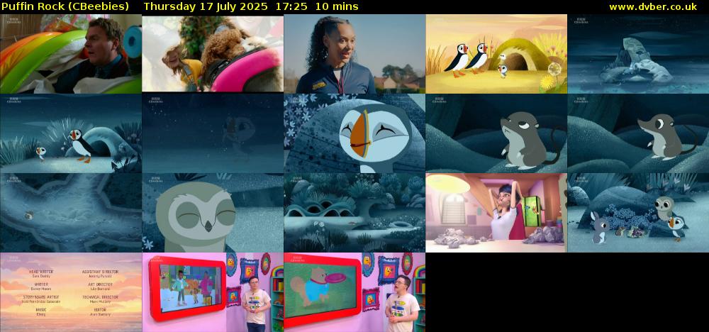 Puffin Rock (CBeebies) Thursday 17 July 2025 17:25 - 17:35