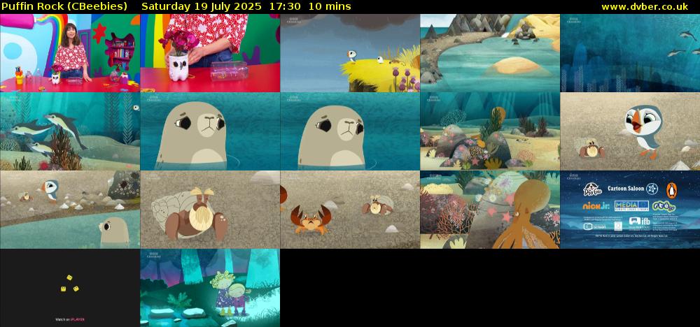 Puffin Rock (CBeebies) Saturday 19 July 2025 17:30 - 17:40