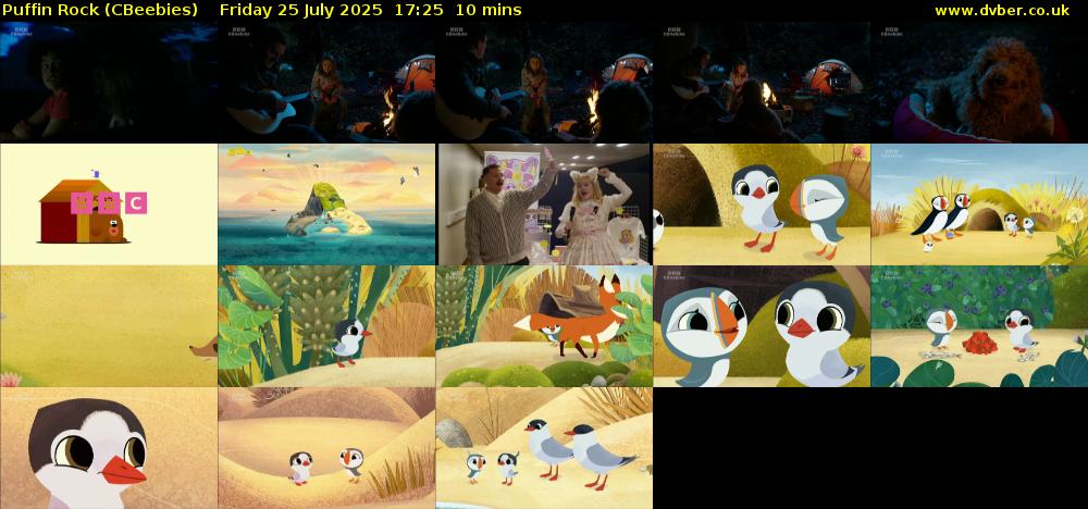 Puffin Rock (CBeebies) Friday 25 July 2025 17:25 - 17:35