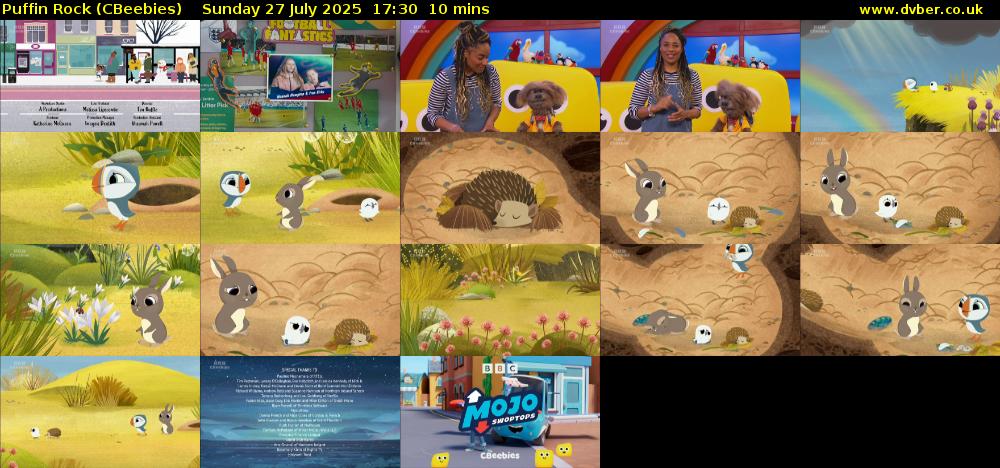 Puffin Rock (CBeebies) Sunday 27 July 2025 17:30 - 17:40