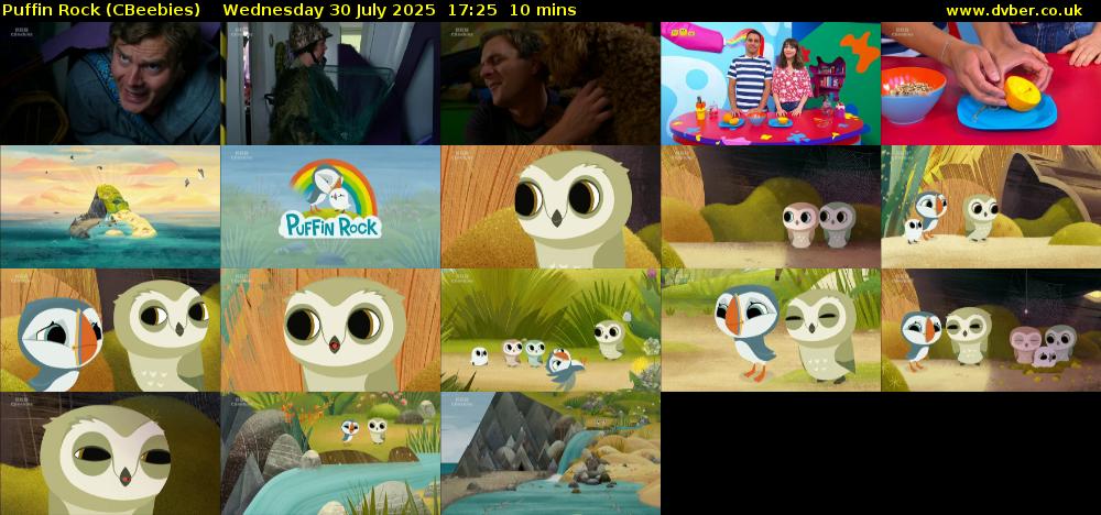 Puffin Rock (CBeebies) Wednesday 30 July 2025 17:25 - 17:35