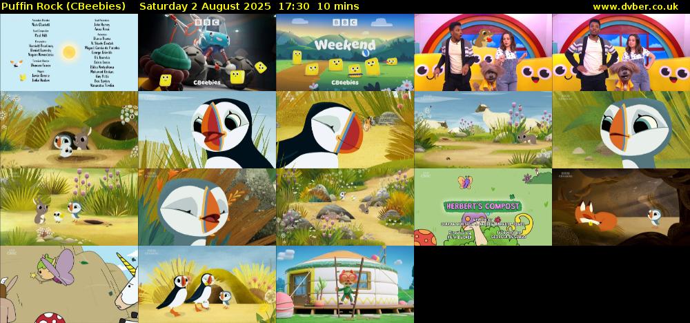 Puffin Rock (CBeebies) Saturday 2 August 2025 17:30 - 17:40