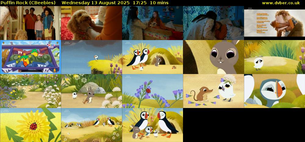 Puffin Rock (CBeebies) Wednesday 13 August 2025 17:25 - 17:35