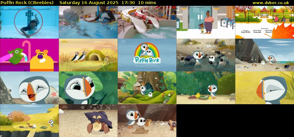 Puffin Rock (CBeebies) Saturday 16 August 2025 17:30 - 17:40