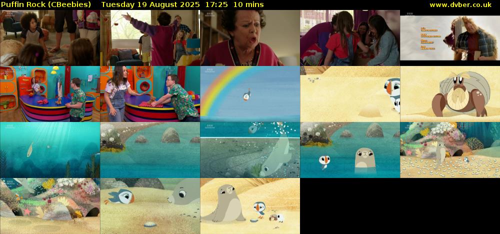 Puffin Rock (CBeebies) Tuesday 19 August 2025 17:25 - 17:35