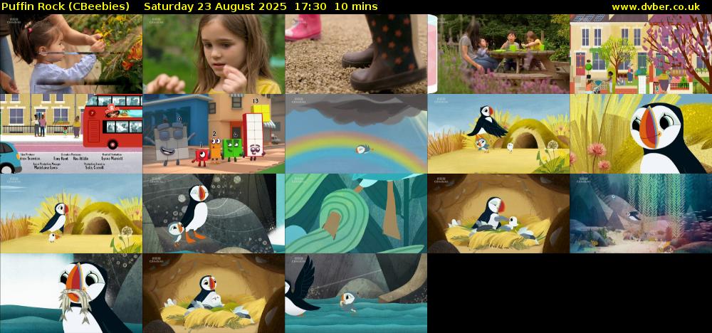 Puffin Rock (CBeebies) Saturday 23 August 2025 17:30 - 17:40
