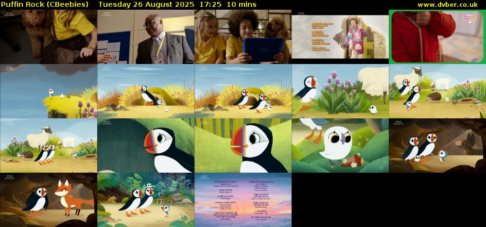 Puffin Rock (CBeebies) Tuesday 26 August 2025 17:25 - 17:35