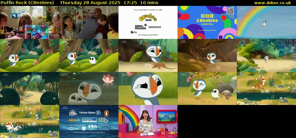 Puffin Rock (CBeebies) Thursday 28 August 2025 17:25 - 17:35