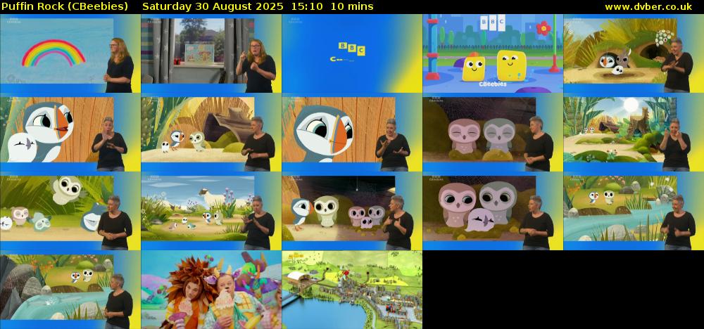 Puffin Rock (CBeebies) Saturday 30 August 2025 15:10 - 15:20