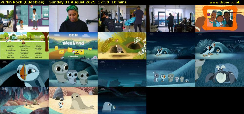 Puffin Rock (CBeebies) Sunday 31 August 2025 17:30 - 17:40