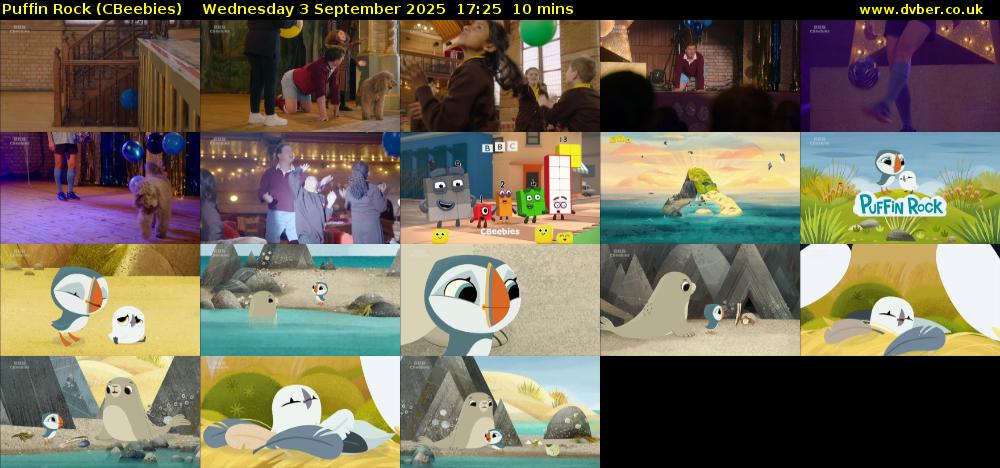 Puffin Rock (CBeebies) Wednesday 3 September 2025 17:25 - 17:35
